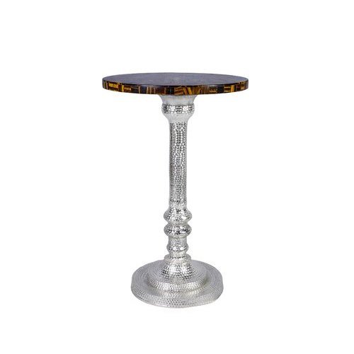 Brown and Black Tiger Eye Stone Table Top