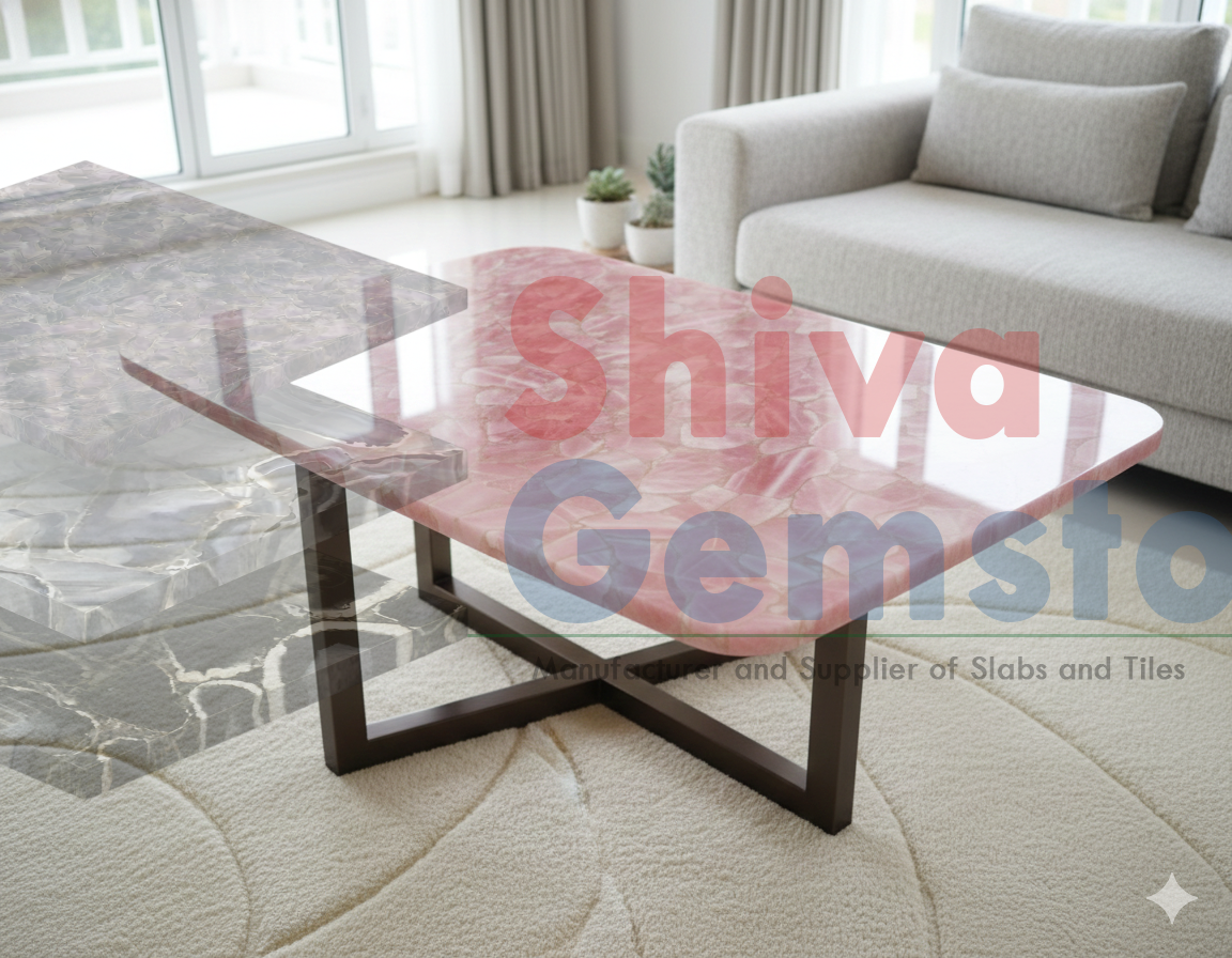 Rose Quartz Dining Table