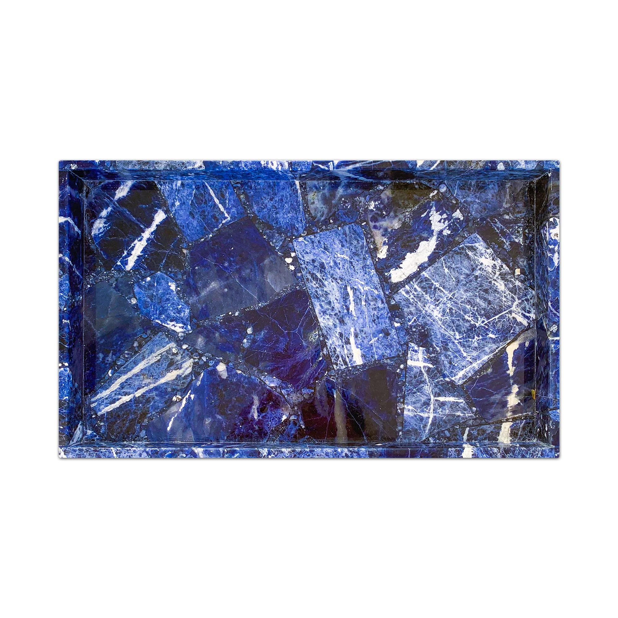 Natural Sodalite Serving Tray
