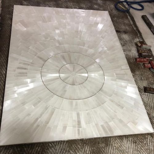 White Selenite Stone Slab